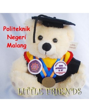 Boneka Wisuda Politeknik Negeri Malang (25 cm)
